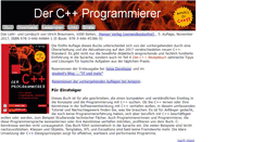 Desktop Screenshot of cppbuch.de